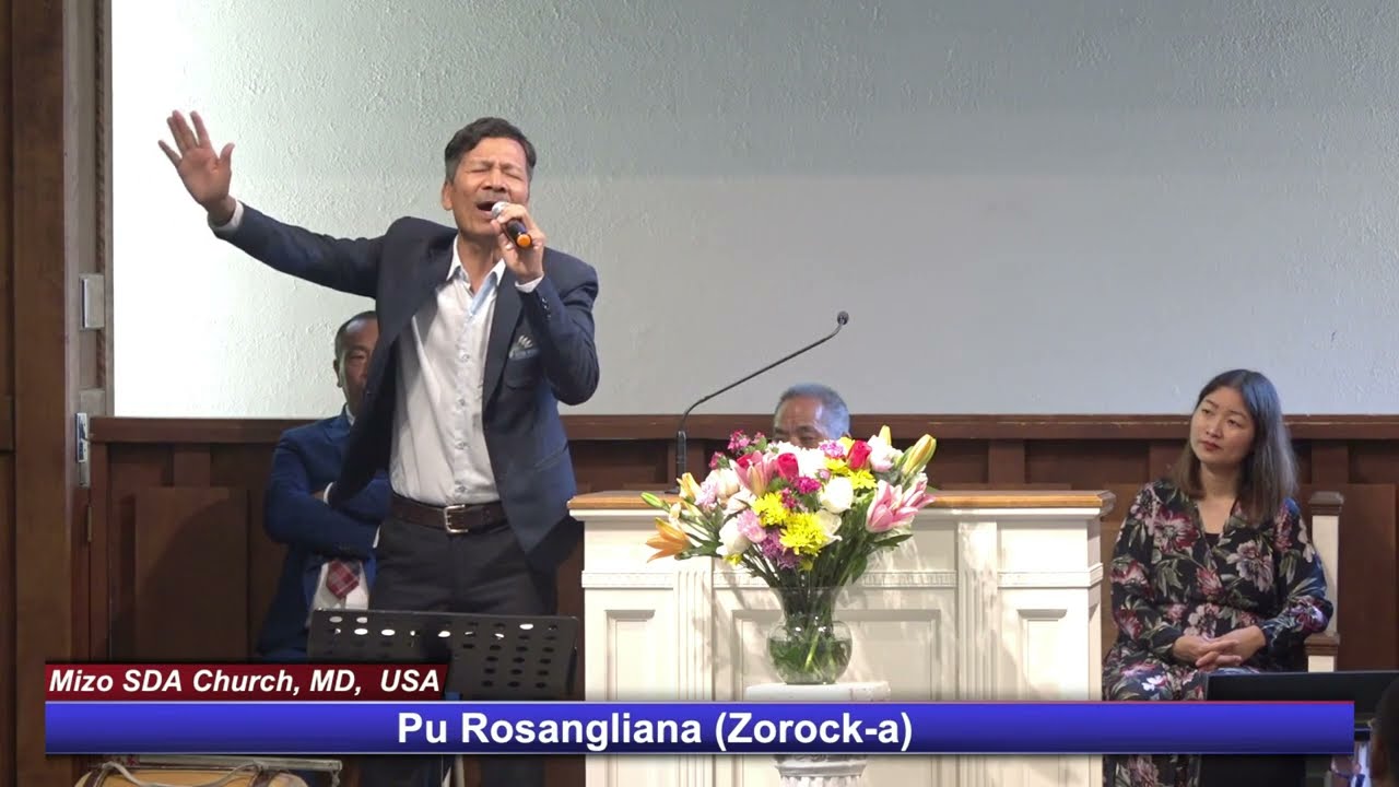 Pu Rosangliana (Zorock-a) - Thlarau Rosepar (Live) Mizo SDA Church, Maryland, USA