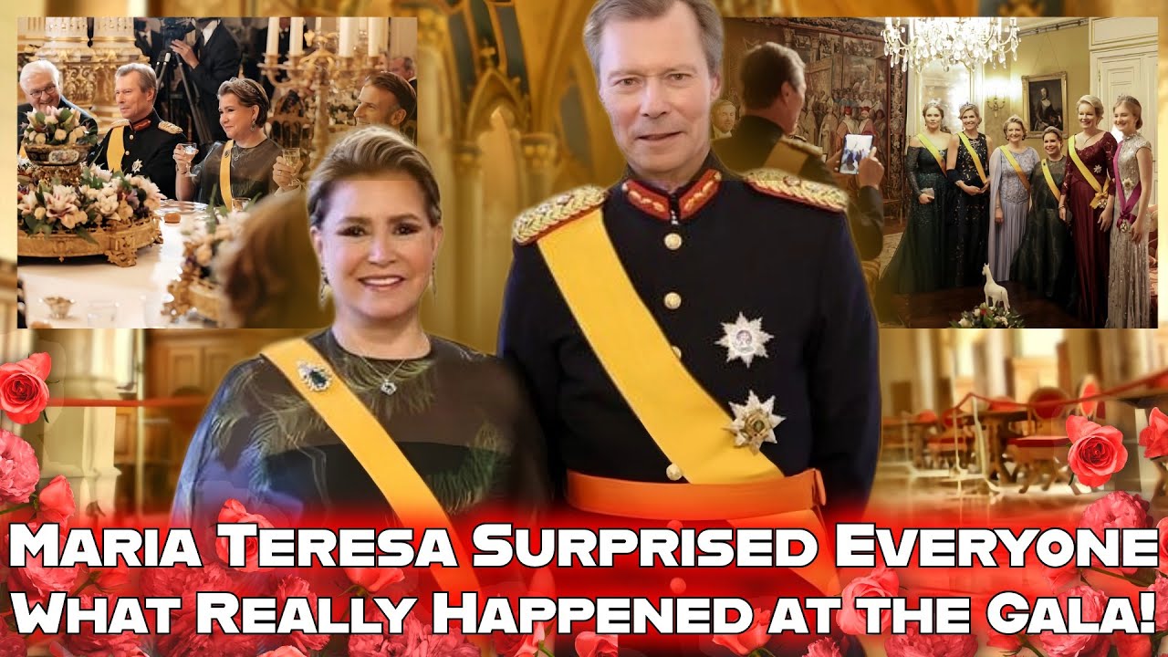 Великая герцогиня Мария Тереза ​​Люксембургская удивила всех — нерассказанная история гала-ужина!