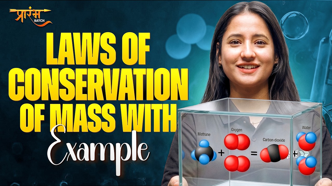 Law of Conservation of Mass | Class 11 Explained in 3 Mins | 11th Chemistry Chapter-1