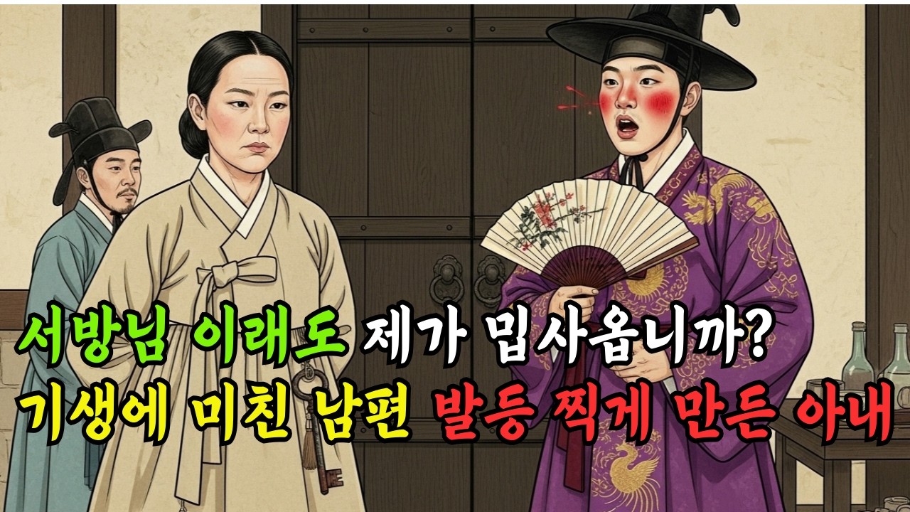 기생에 미친 남편 발등 찍게  만든 곰보아내#야담 #전설의 고향 #민담 #고전야담 #시어머니 #고부갈등 #권선징악 #인과응보 #인생지혜  #통쾌한반전#사이다영상#며느리복수