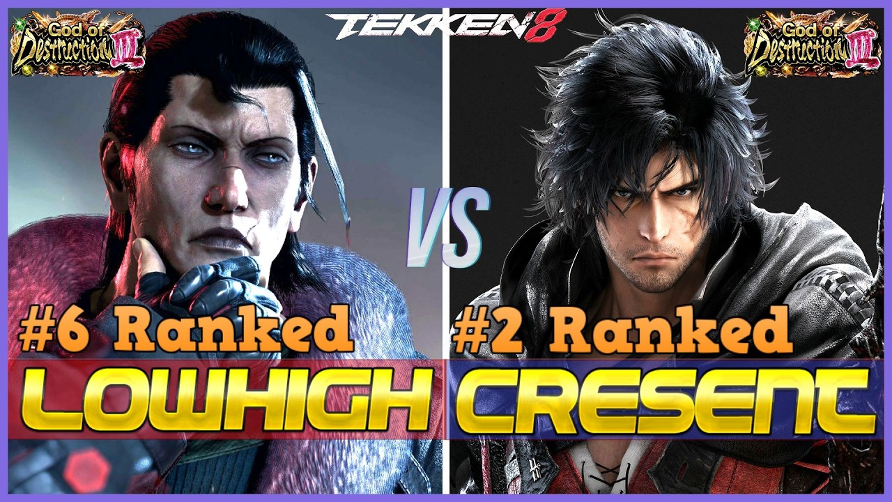 T8 ▰ LOWHIGH (#6 Ranked Dragunov) vs CRESCENT (#2 Ranked Clive) ▰ Tekken 8 High Level Gameplay