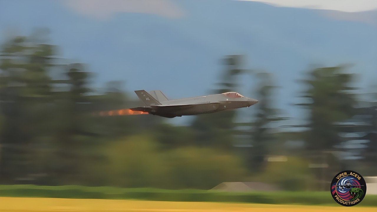 Spectacular USAF F-35A Twilight Demo! 2025 Abbotsford Airshow, British Columbia, Canada