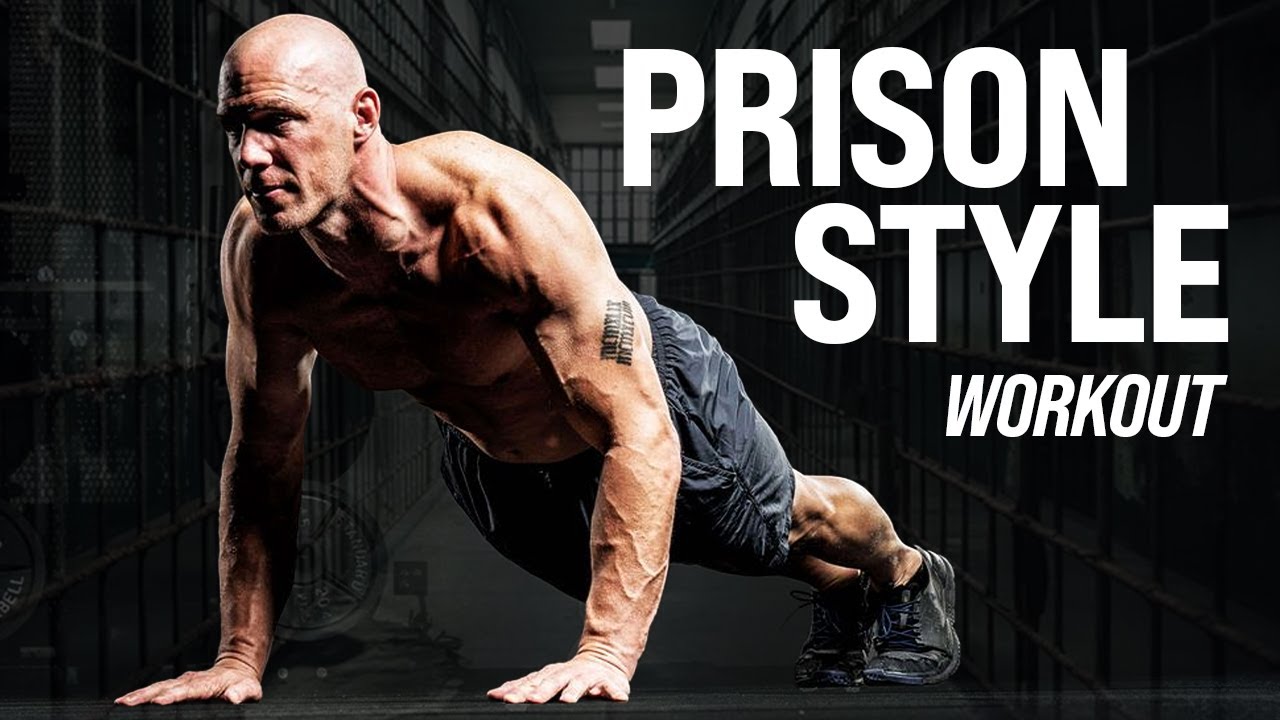 Prison Style Workout - One of the best workouts by Bobby Maximus (NO GYM NEEDED)