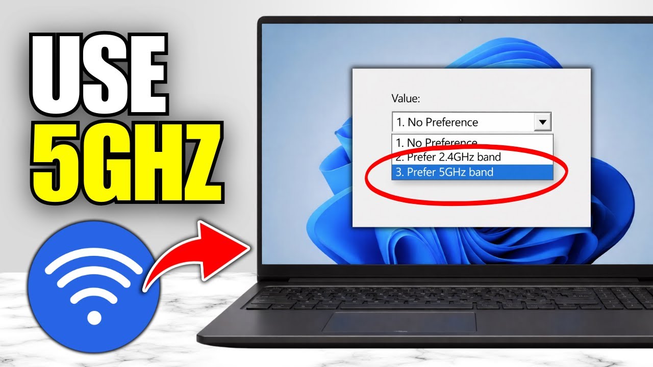 How To Change WiFi Band To 5GHz (PC & Laptop)
