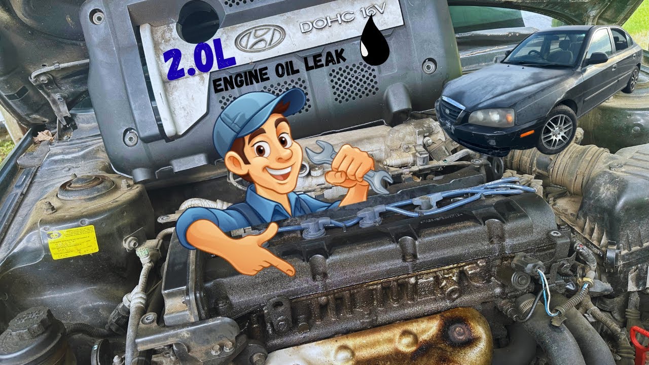 2001 - 2006 Hyundai Elantra (XD, XD2 3rd Generation) 2.0L Valve cover Gasket replacement