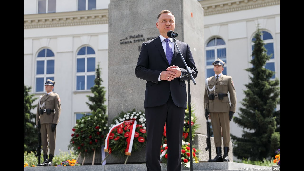 100. rocznica utworzenia Rządu Obrony Narodowej. Wystąpienie Prezydenta przed pomnikiem Witosa