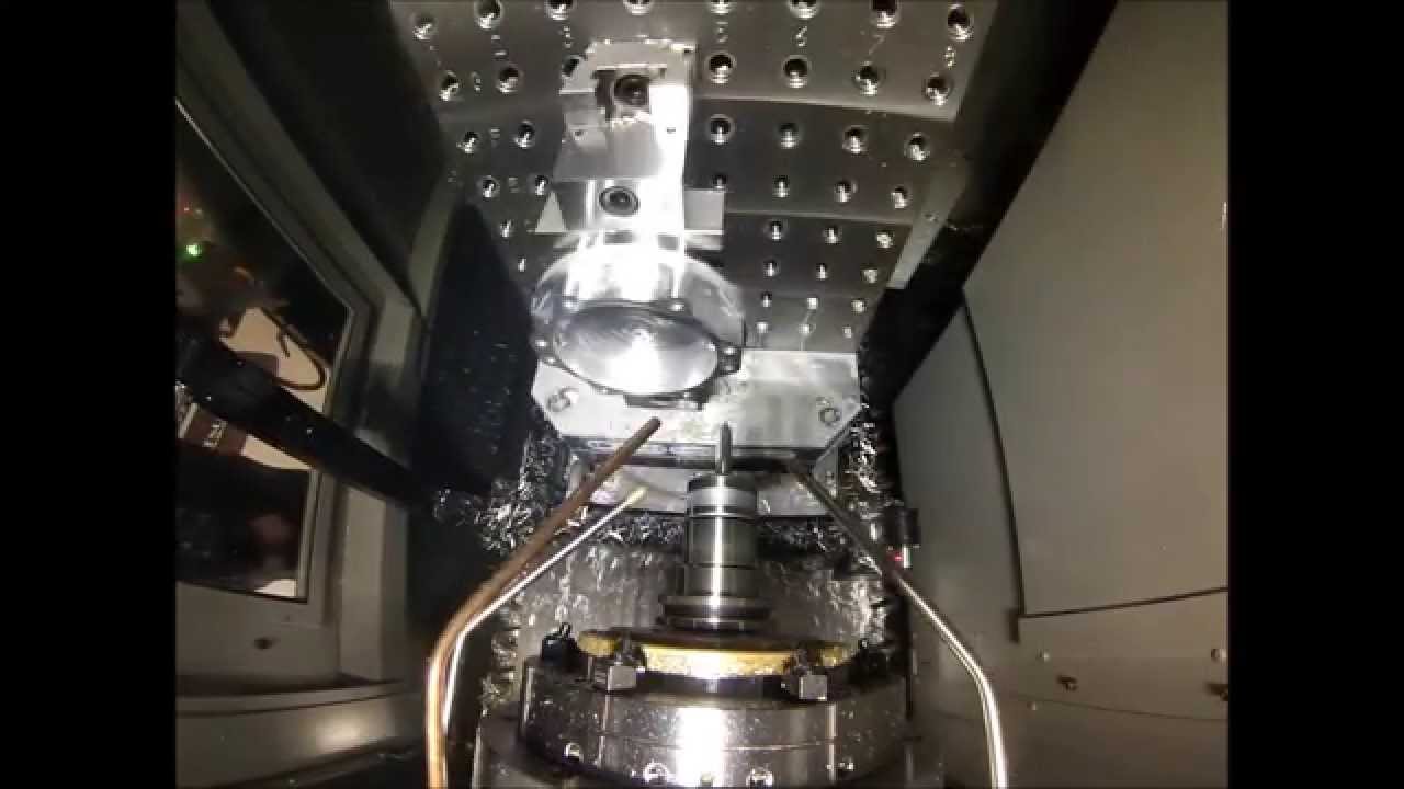 OKK HMC-400 1500 CC/MIN! - 90 CU IN/MIN! IMTS Cutting Demo