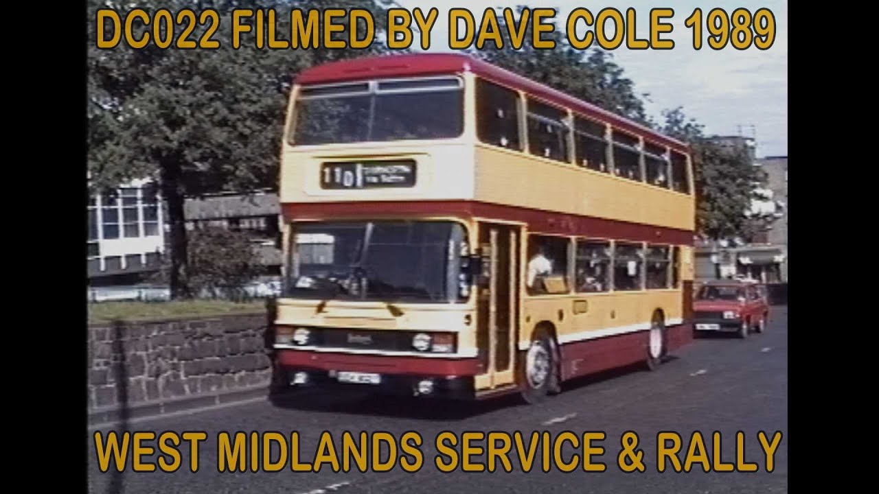 DC022 DAVE COLE WEST MIDLANDS BUSES 1989 IN SERVICE AND RALLIES
