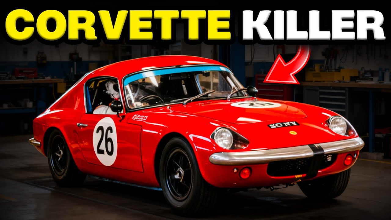 Even at 60 HP & No Aerodynamics, the 1962 Lotus Elan DESTROYED Corvettes on Track