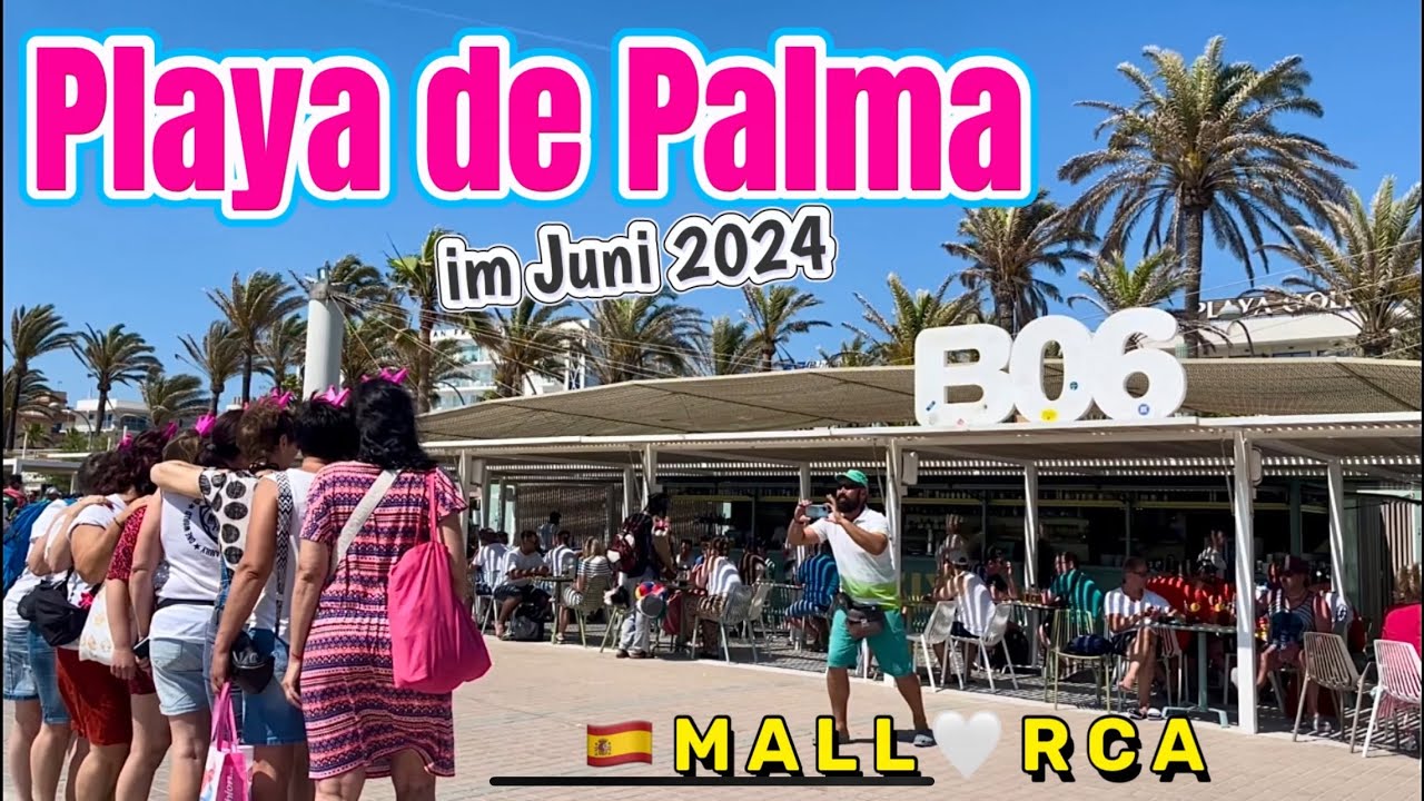 Playa de Palma🌴🏖️MALLORCA island🩷NEW WALK Balneario 7 -Arenal TOP!🇪🇸spain #mallorca #travel #video