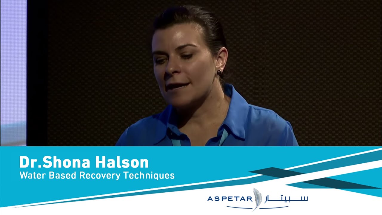Water Based Recovery Techniques,The Experience from the AIS by Dr.Shona Halson-27March2013