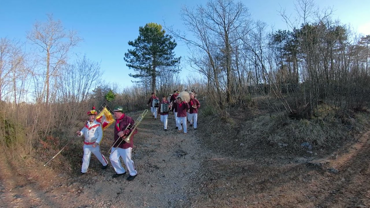 Halubajski zvončari, ophod, tradicijska ruta - The Halubian Bell Ringers/bellmen, Croatia VR360º 4K