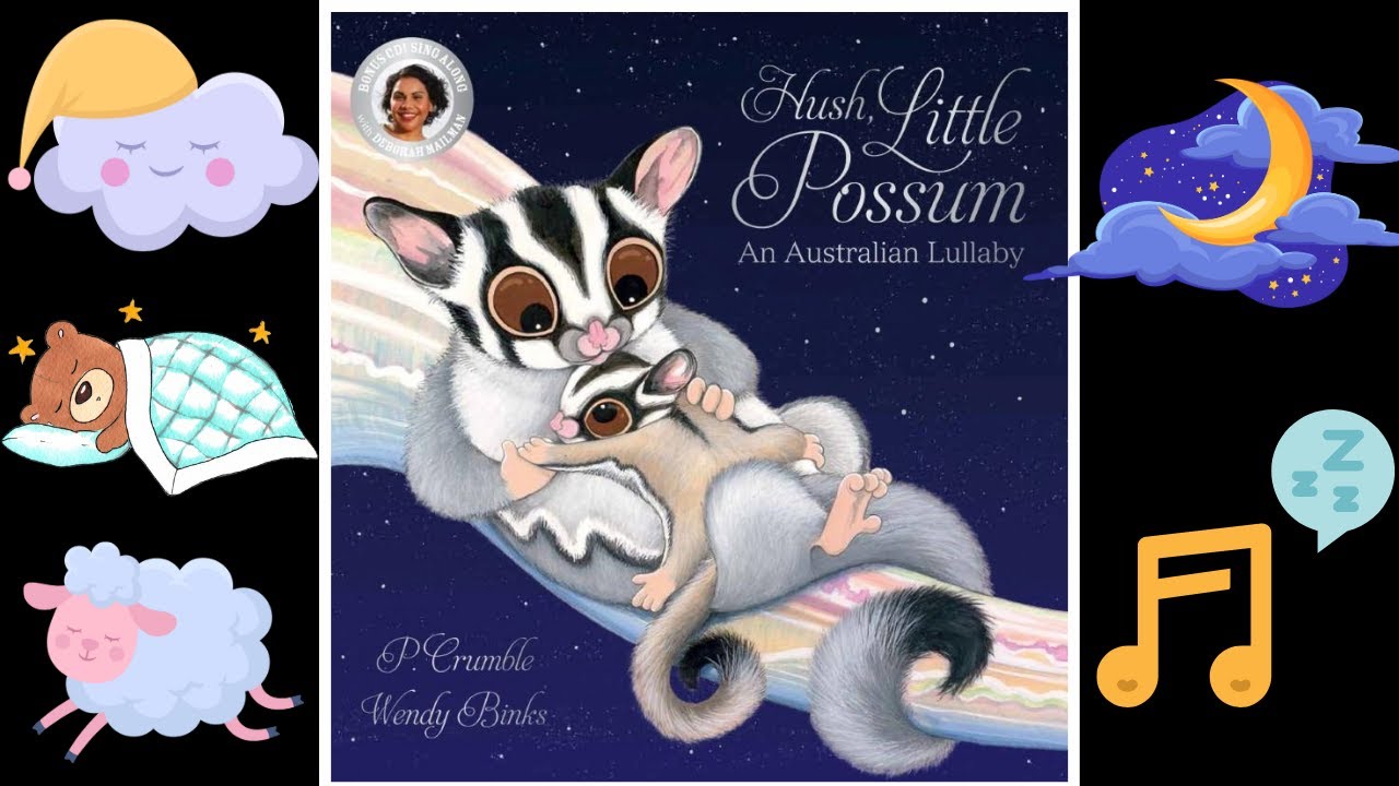 Hush Little Possum | NEW: Now with Animation & High-Quality Sound! | Gentle Australian Lullaby