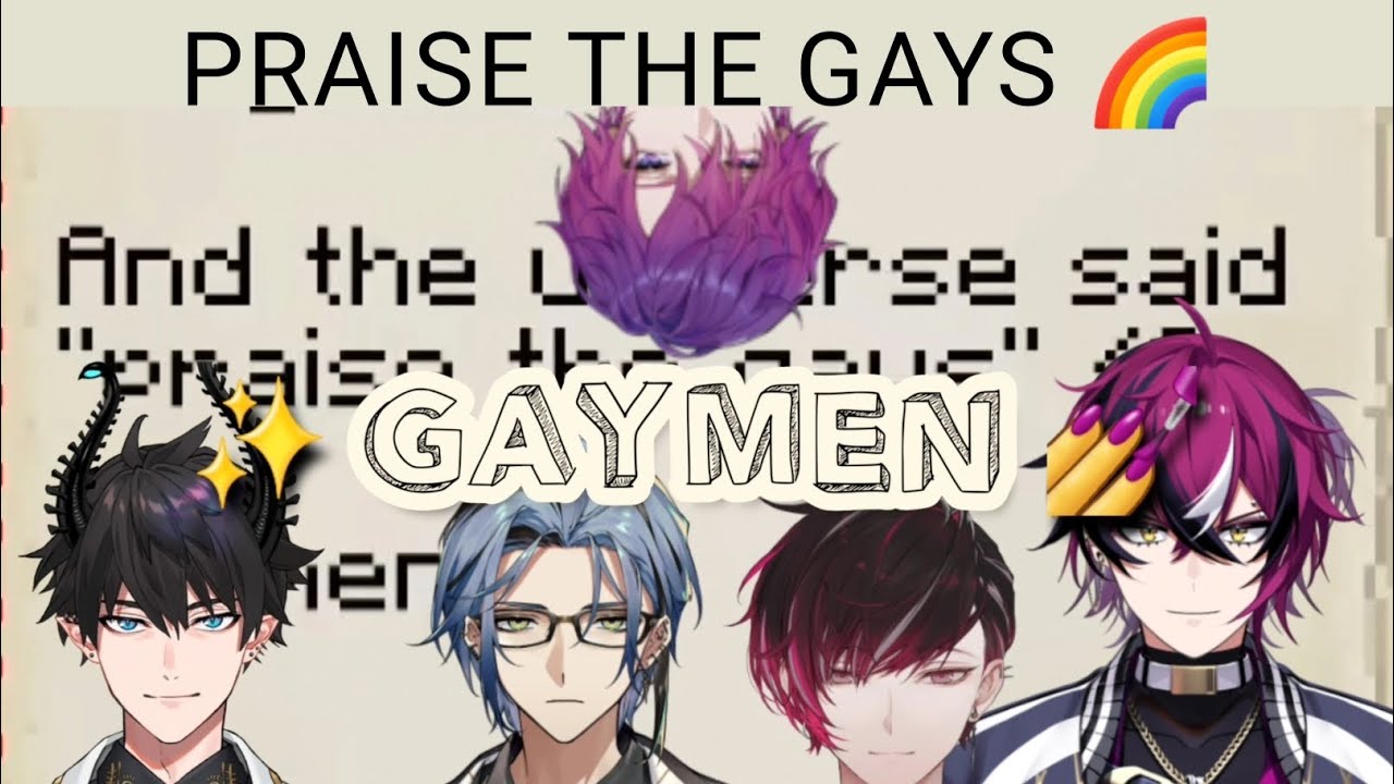 Happy pride month 🌈 GAYMEN 2.0 | Nijisanji EN Boys reactions to The NIJI EN Church (updated)