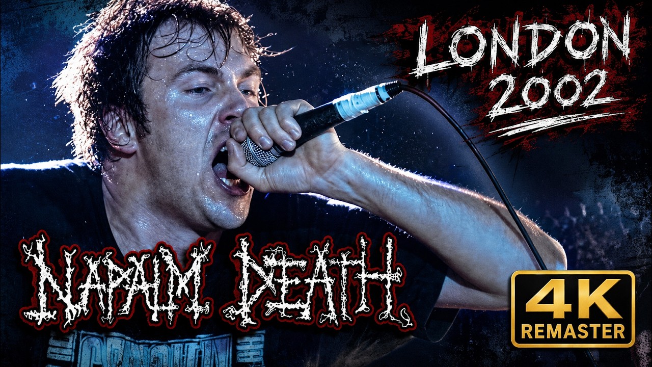 NAPALM DEATH &ndash; Live at ULU London 2002 (Full Set) &ndash; 4K UHD REMASTER