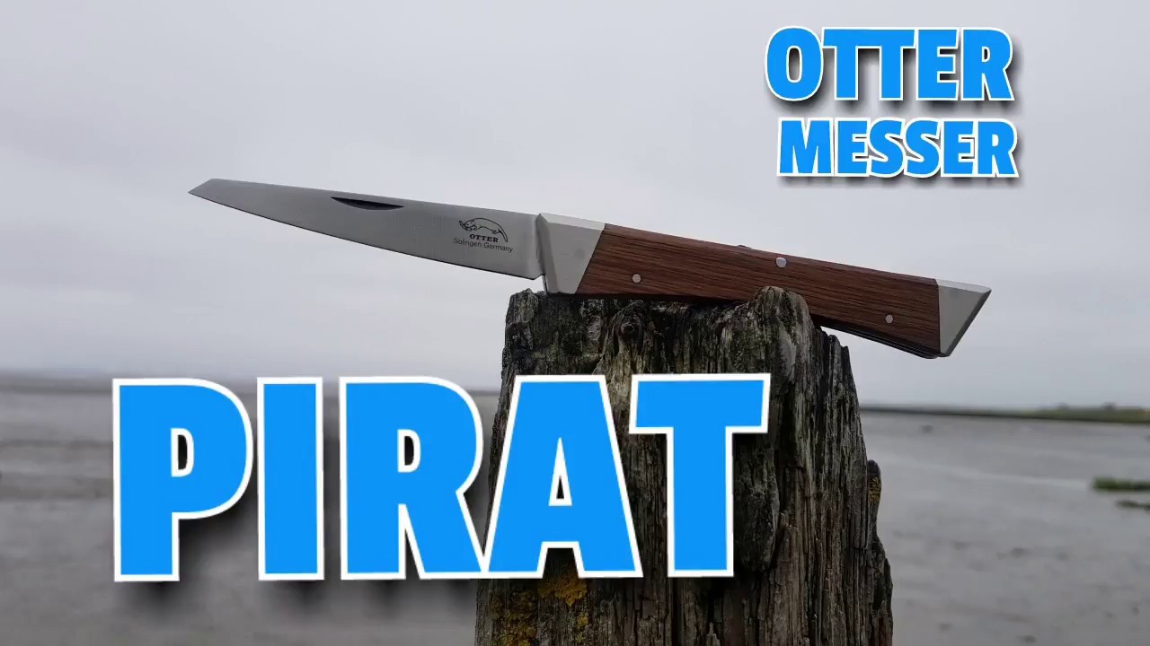 ✔ OTTER MESSER ☆ Modell Pirat ☆ Der Seer&auml;uber unter den Gentleman Taschenmesser