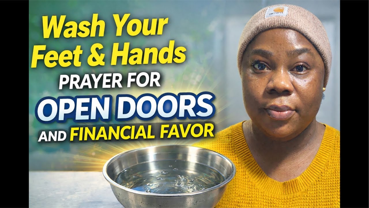Wash Your Feet & Hands Prayer for Open Doors and Financial Favor | Morning Breakthrough Prayer