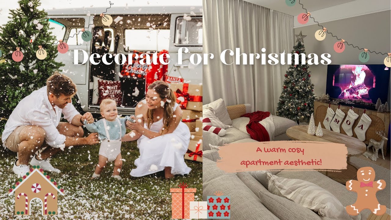 DECORATING FOR CHRISTMAS | Autumn's First Christmas | Warm, Cosy Apartment vibes!!