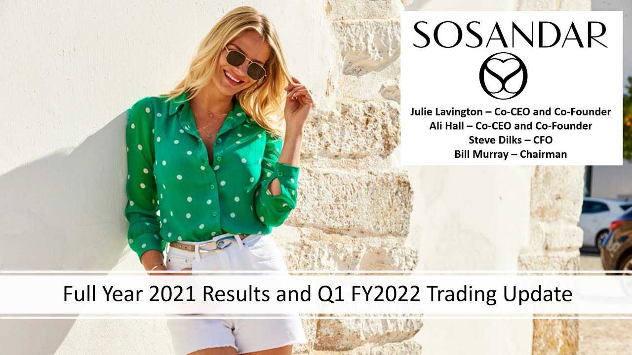 Sosandar (SOS) full-year 2021 results presentation