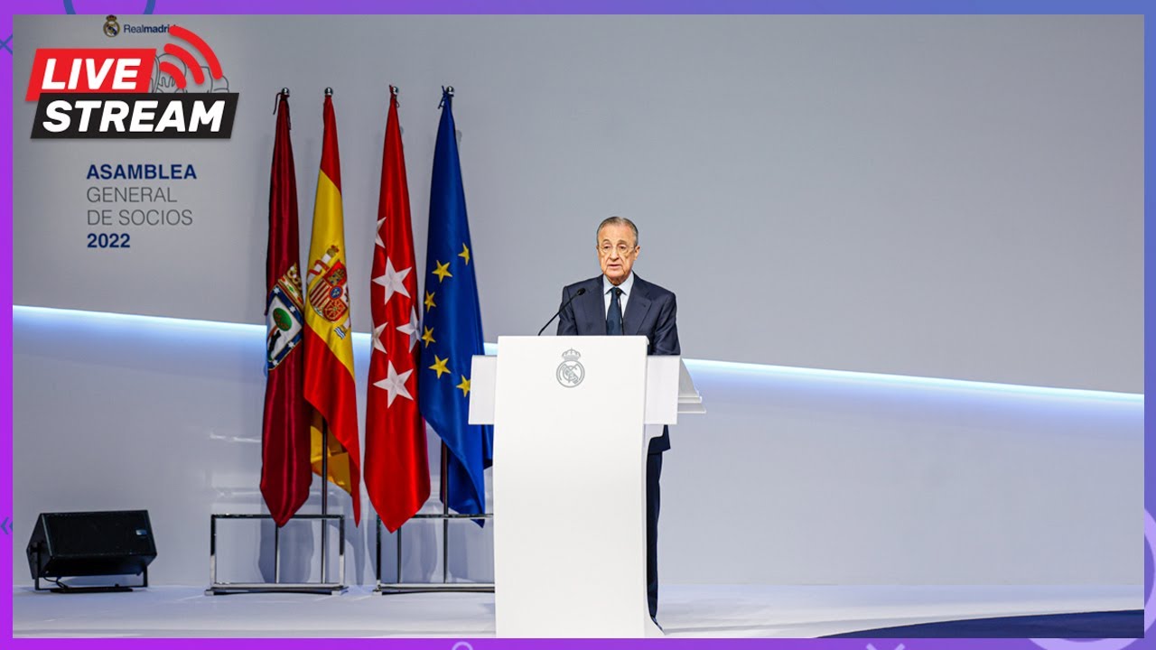 El discurso de Florentino Pérez en la Asamblea General Ordinaria