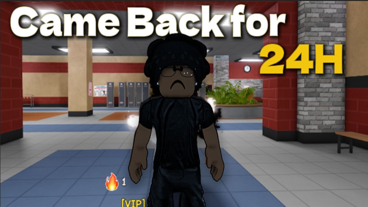 Я вернулся в Roblox Fight в школе на 1 день.