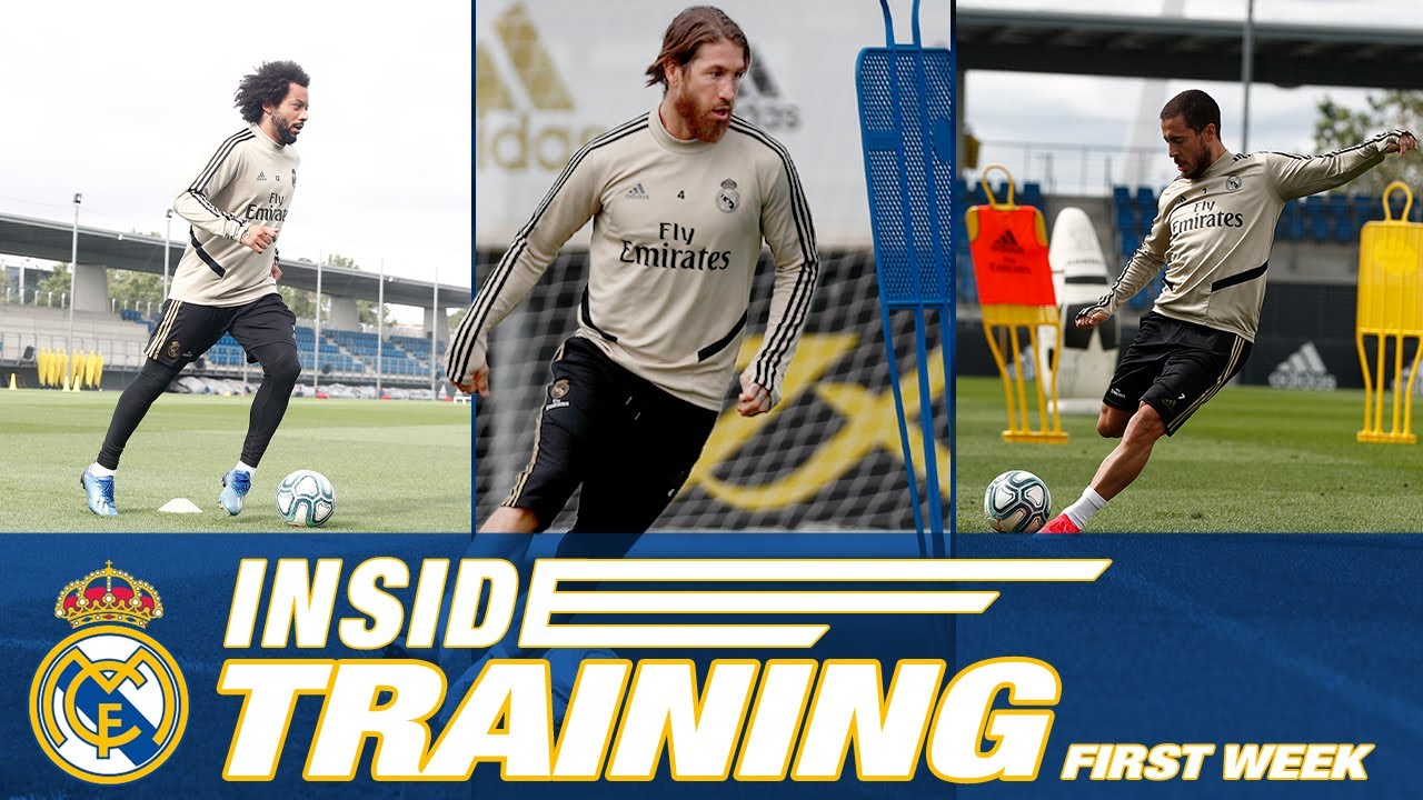 ACCESS ALL AREAS during first week of training at Ciudad Real Madrid under the COVID-19 protocol