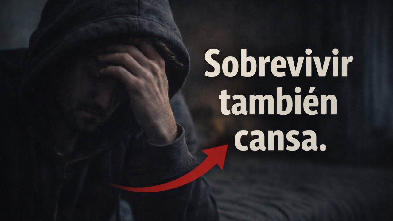 🖤 Sobrevivir también cansa | Nadie habla de esto. #darkmotivation #viralvideo #frases #resilient