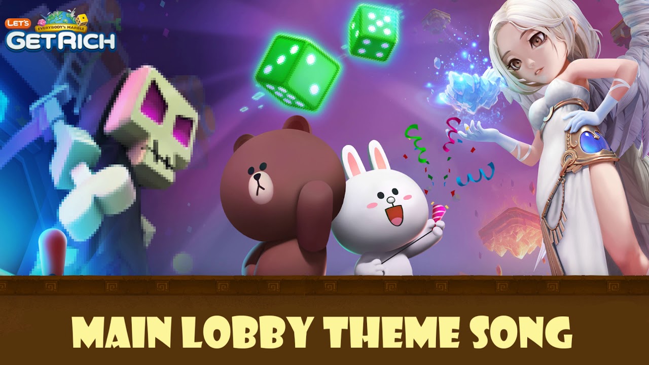 [30 MINUTES] LINE Let's Get Rich Soundtrack  - Main Lobby Theme Song