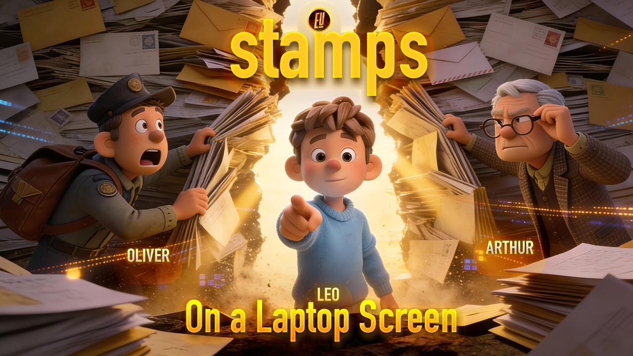 Stamps on a Laptop Screen?! When Mr. Arthur Tried to 'Mail' an Email (Funny Bloopers)