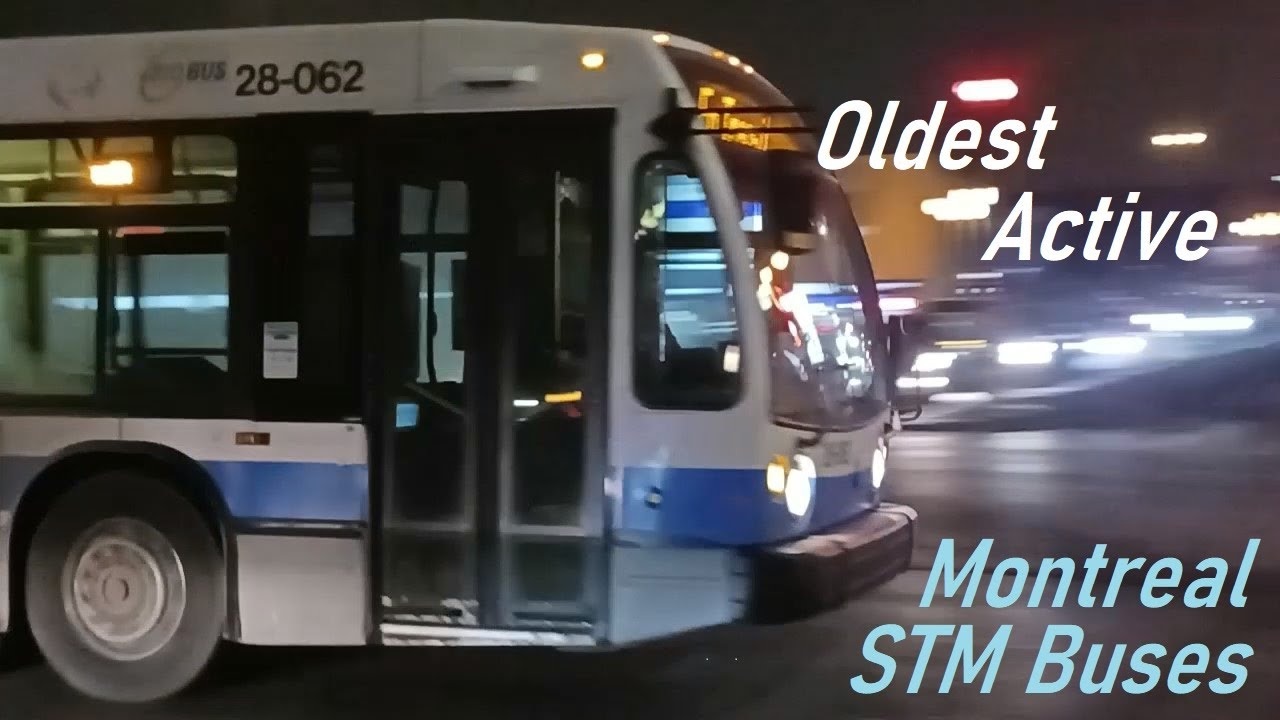 OLDEST ACTIVE MONTREAL STM BUSES FEBRUARY 2024 PART 1