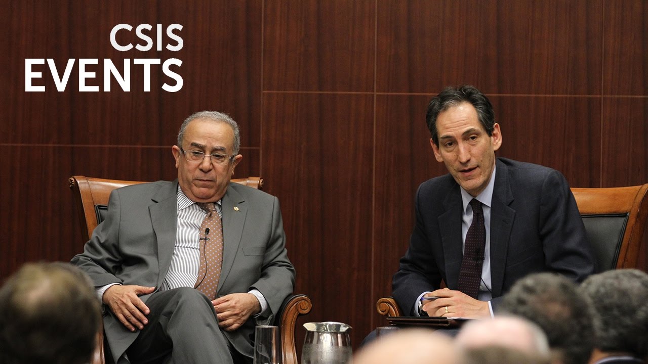 Statesmen's Forum: Algerian Foreign Minister Ramtane Lamamra