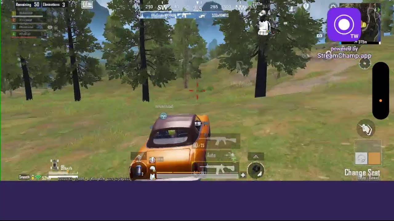 Broadcast powered by StreamChamp