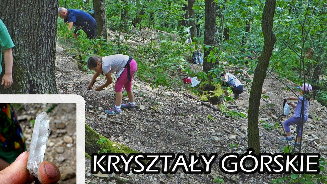 Poszukiwania kryształ&oacute;w g&oacute;rskich na Dolnym Śląsku - wyprawy z GEOpasja.pl