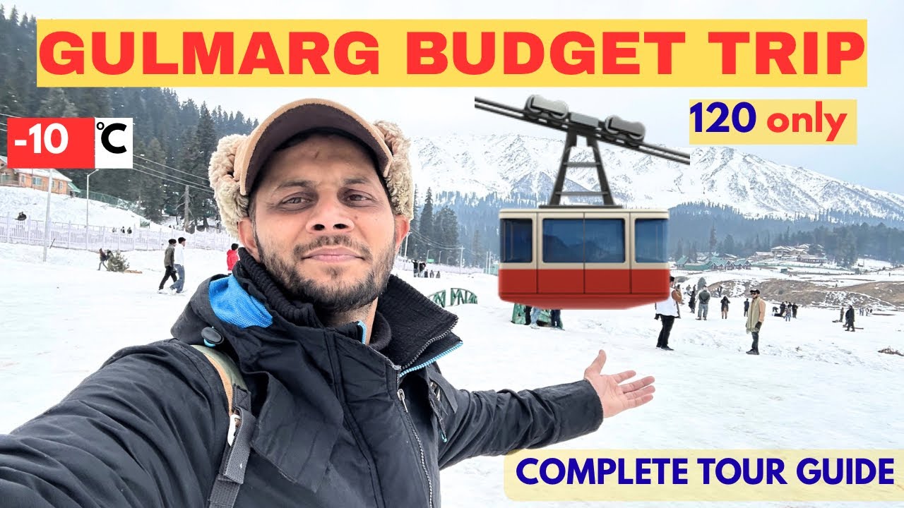 GULMARG BUDGET TRIP just -120 ❄️⛄️SEINAGAR TO GULMARG 120-only  गुलमर्ग घूमने का सबसे सस्ता तरीका
