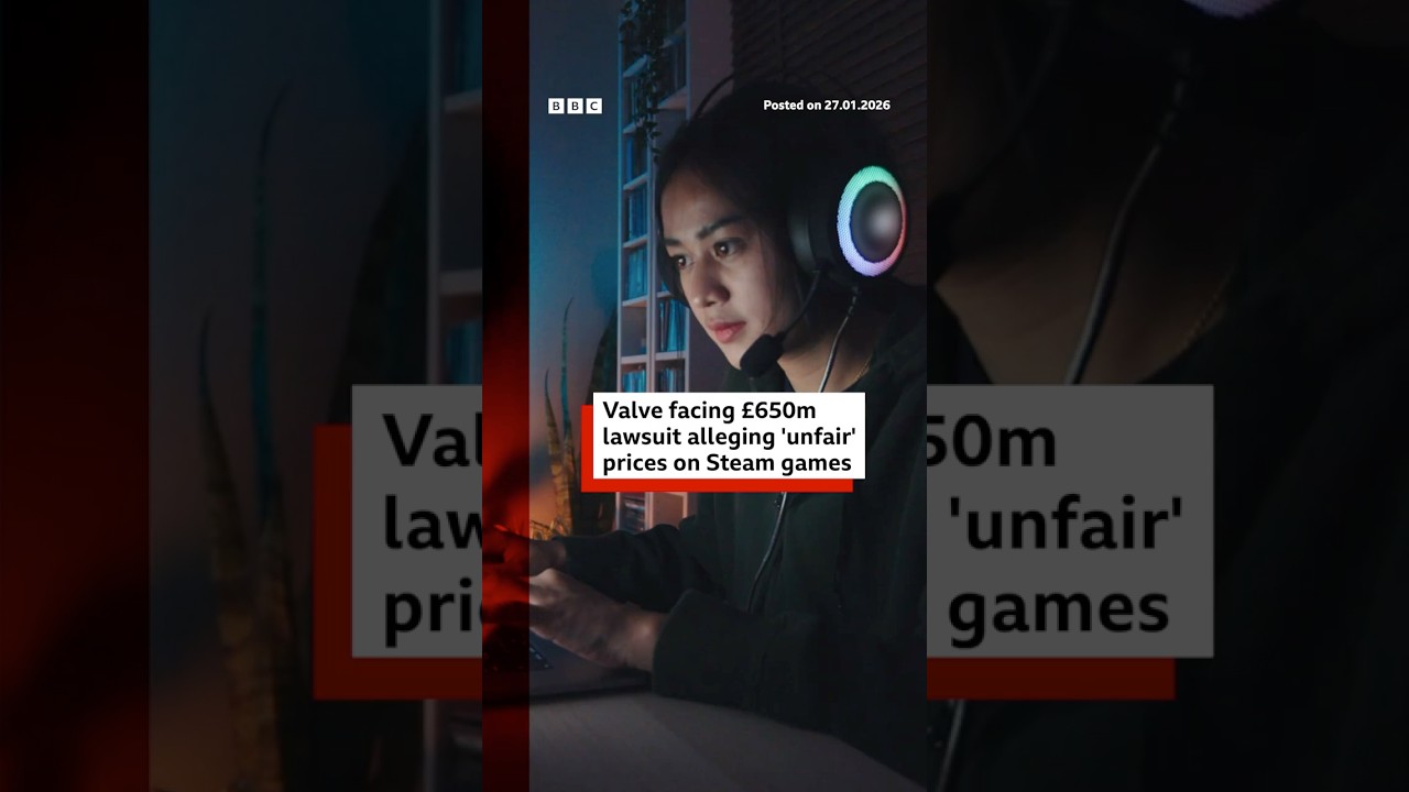 Valve facing £650m lawsuit over Steam game pricing in UK. 
