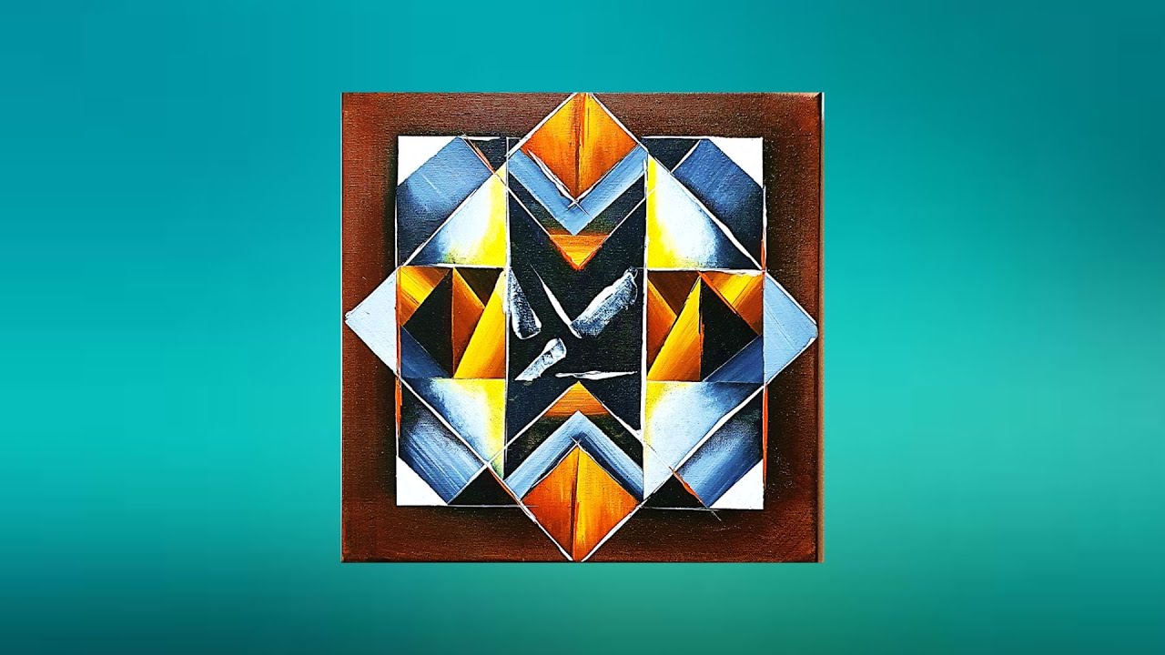 Pintura abstracta con acrílicos / Realización de Cuadro abstracto nivel MEDIO