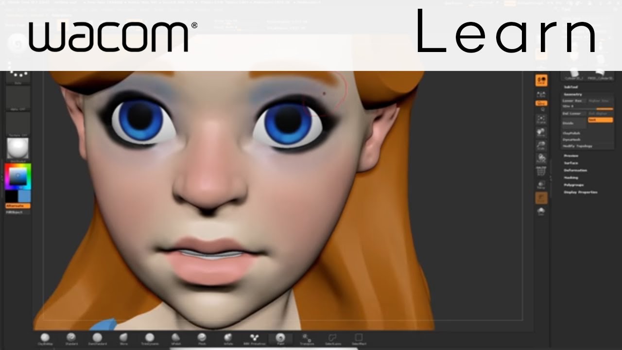 ZBrushCore Video Tutorial Series with Steve James - Part 6 Polypaint