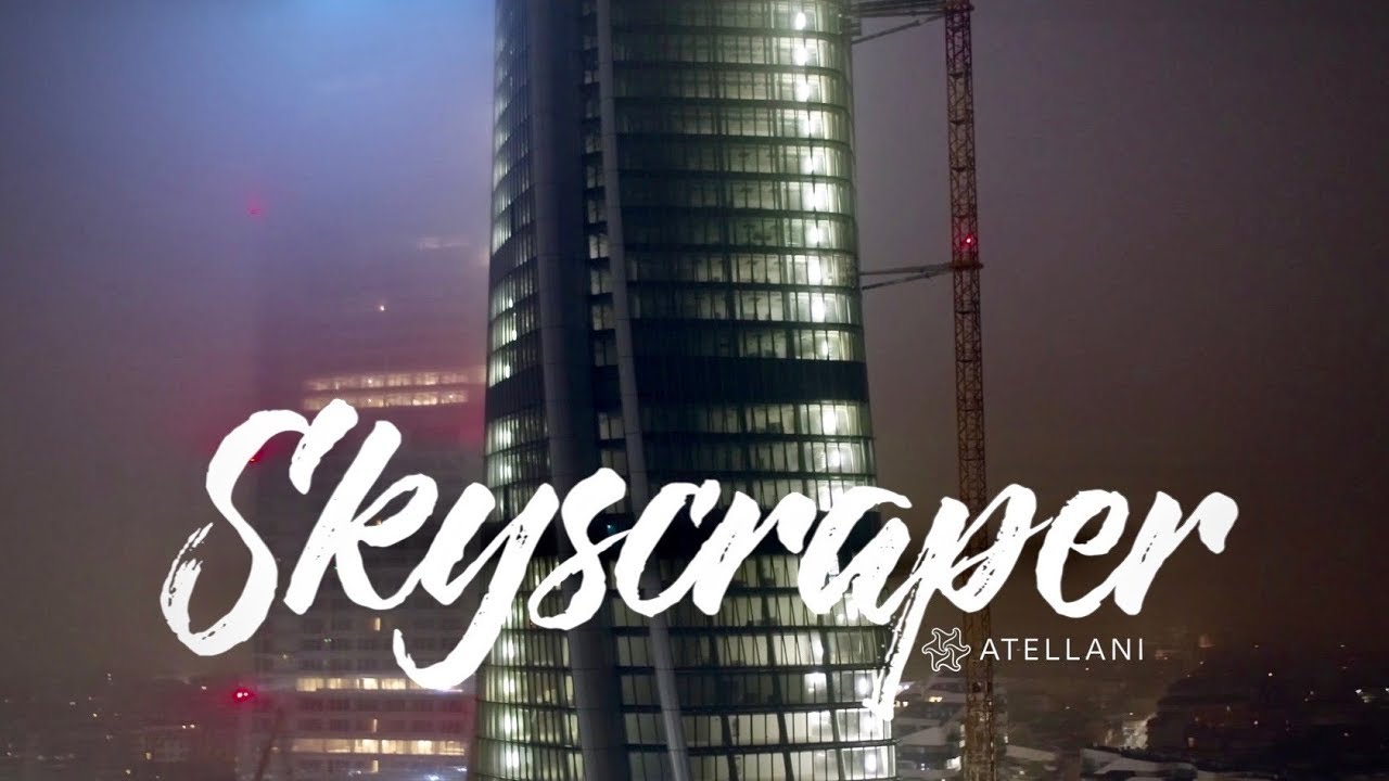 Milan By Drone Ep. 033 | CityLife Skyscrapers Milan Italy At Night