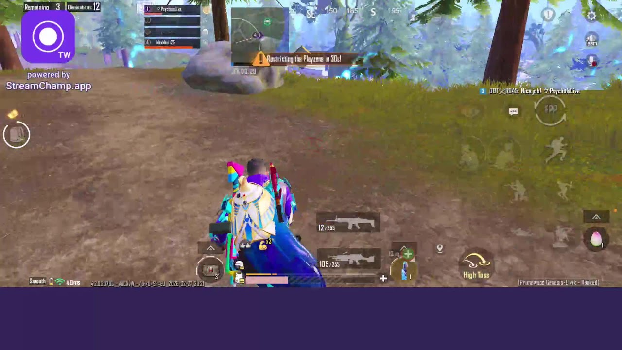 Broadcast powered by StreamChamp