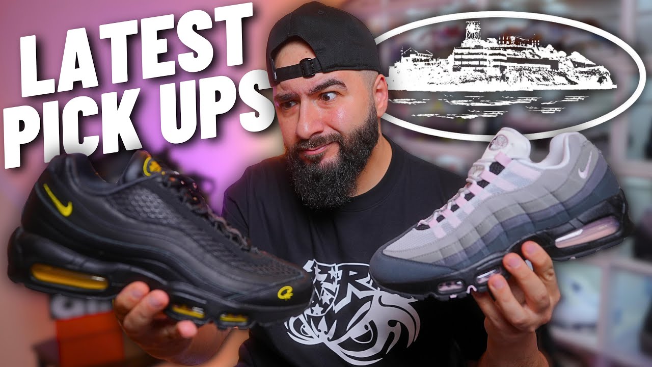 WORTH THE HYPE? Air Max 95 Honey Blacks Corteiz & Pink Foams!