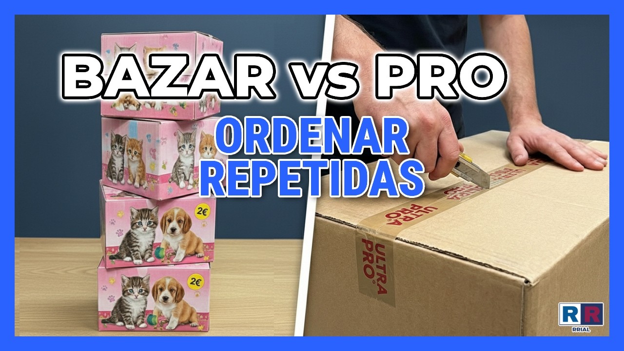 ¿Bazar o Profesional? Así organizo mis miles de cromos repetidos