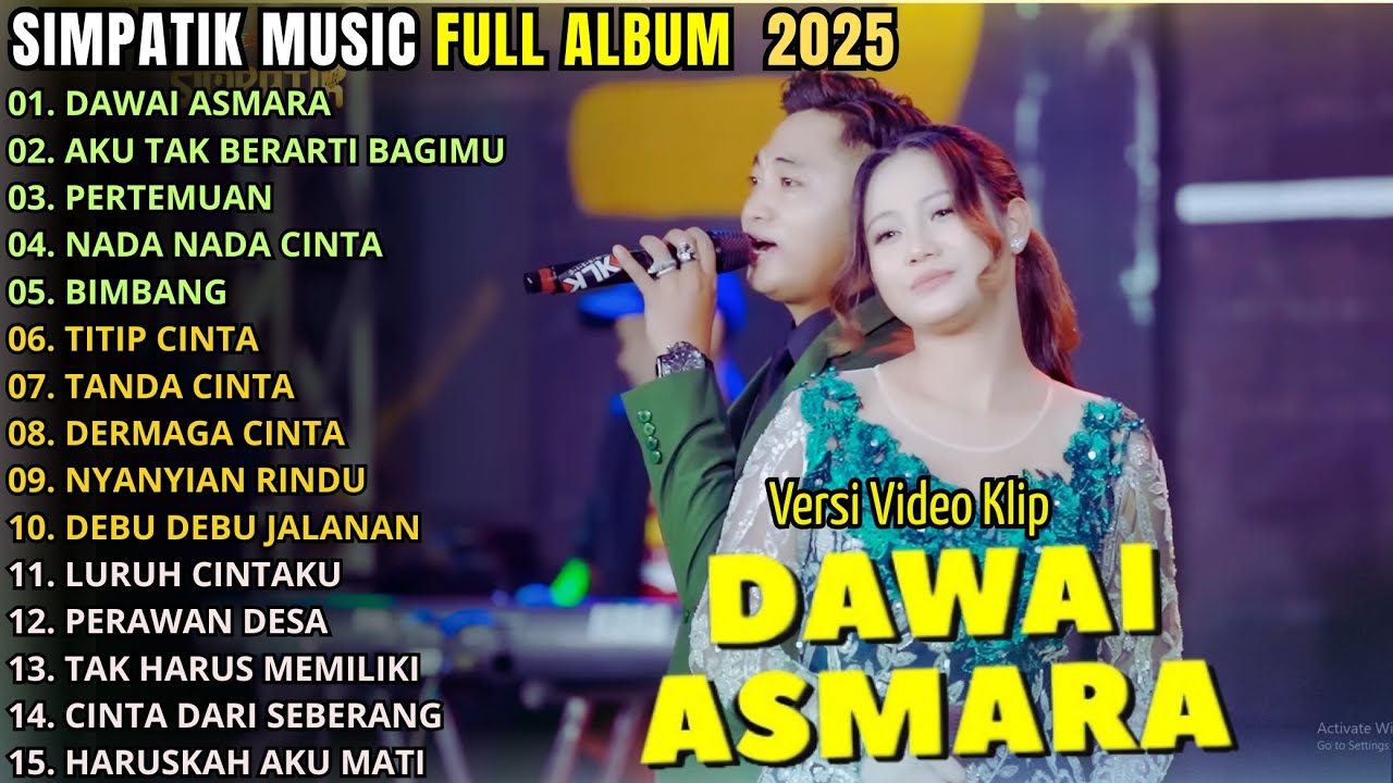 DAWAI ASMARA - SIMPATIK MUSIC TERBARU 2025 || FIRA CANTIKA - RINDUNYA HATIKU