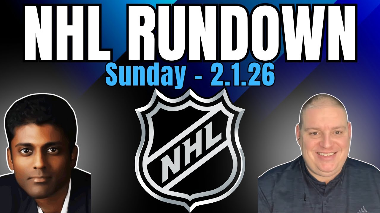 Sunday NHL Rundown Picks - 2/1/26 l Craig Trapp Free NHL Betting Picks & Predictions