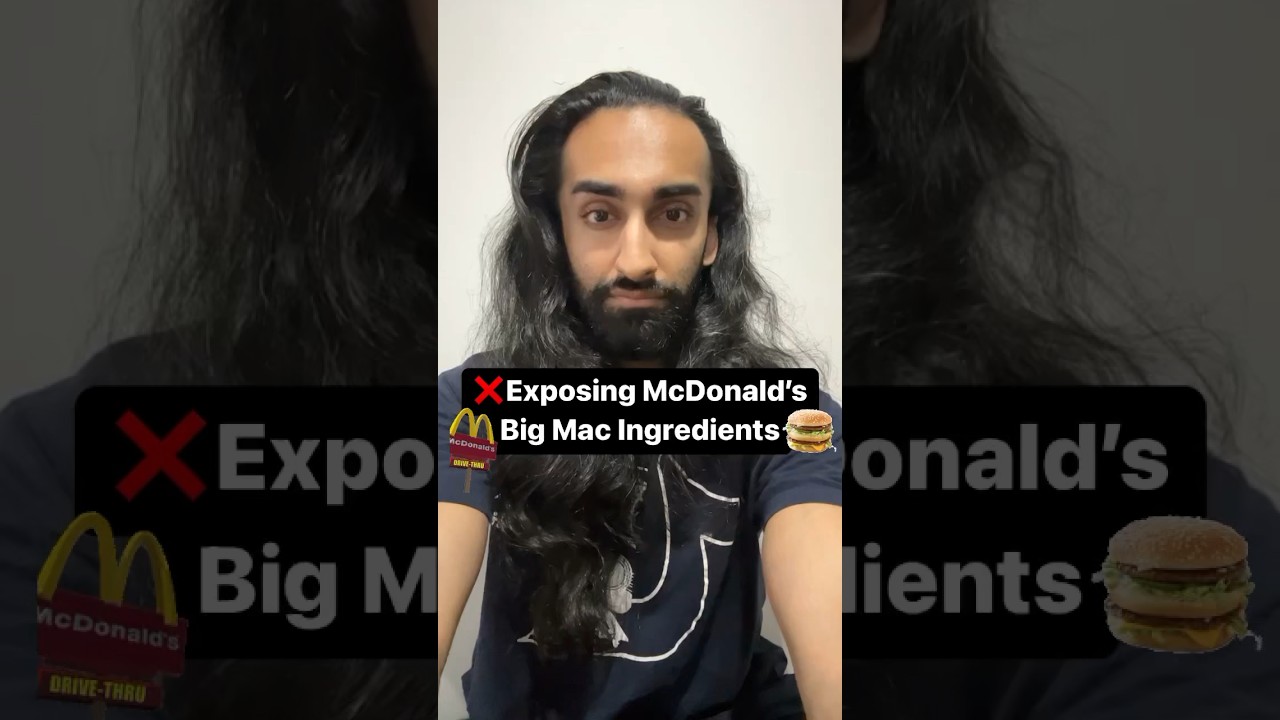 Exposing McDonald&rsquo;s Big Mac Ingredients #mcdonalds #bigmac  #fastfood