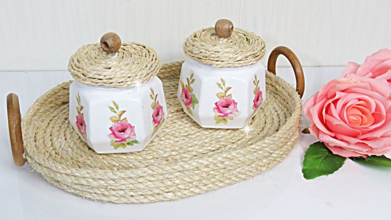 DEIXE OS POTES DE VIDRO COM EFEITO PORCELANA - FAÇA VOCÊ MESMO