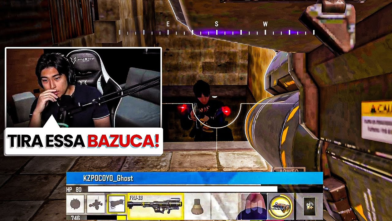 ANALISEI UM INSCRITO VICIADO EM PUXAR BAZUCA NO LOCALIZAR E DESTRUIR! (COD MOBILE)