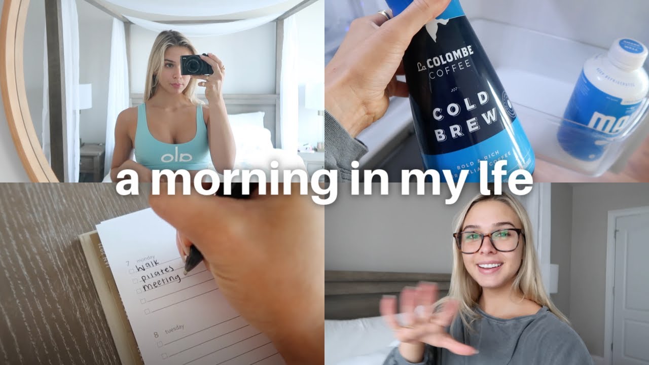 productive monday morning! | week prep, pilates, AM skincare etc.