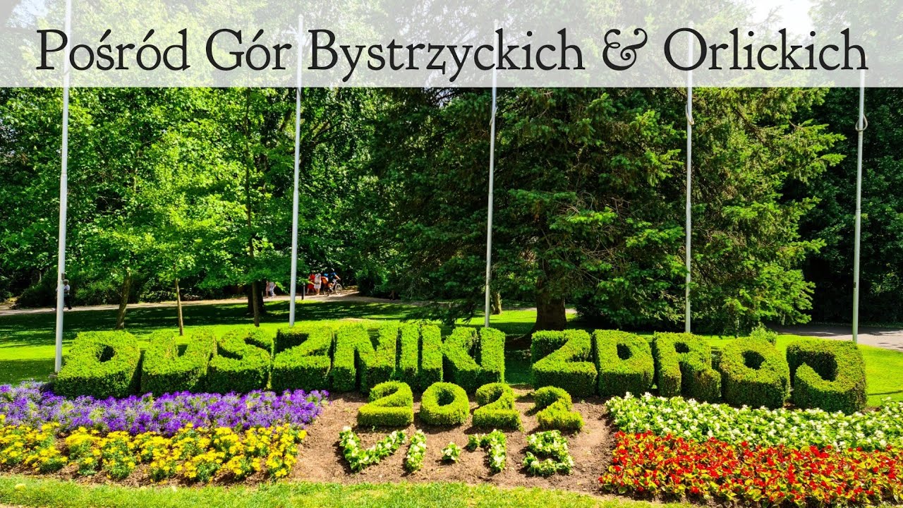 Duszniki-Zdrój / Park zdrojowy, pijalnia , fontanna oraz rynek