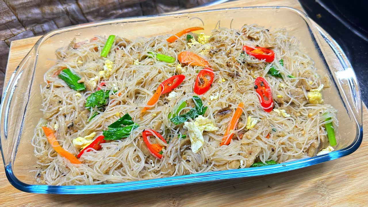 Bihun Goreng Singapore | Tak Banyak Bahan Tapi Sedap