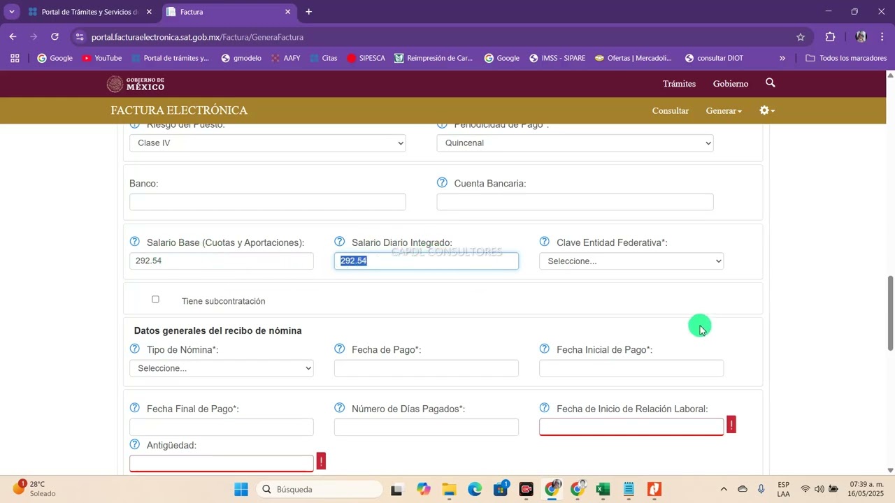 Como timbrar Nomina en el portal del SAT